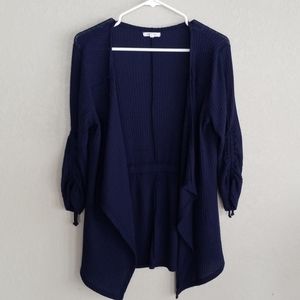 Maurices Waffle Cardigan, Size Large